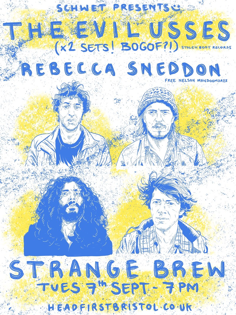 Schwet with The Evil Usses & Rebecca Sneddon at Strange Brew