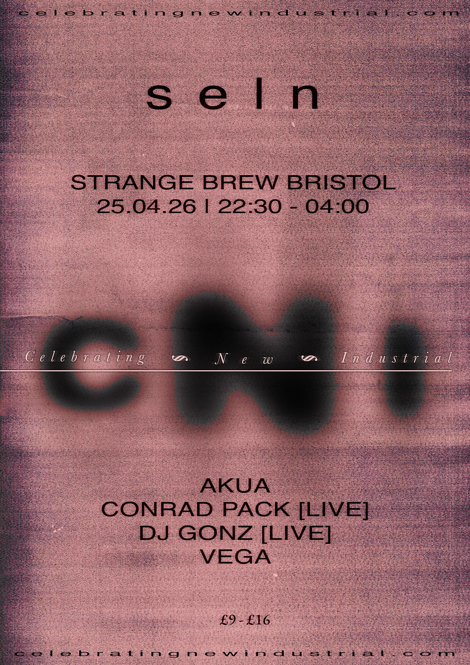 SELN Presents: Celebrating New Industrial at Strange Brew