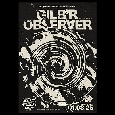 SHFTD & Strange Brew: Gilb'R & Observer at Strange Brew