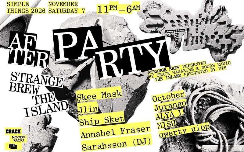 Simple Things After Party with Skee Mask, Jlin and more at Strange Brew