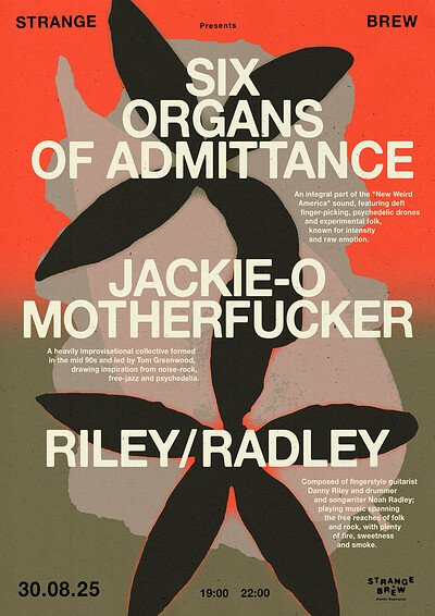 Six Organs of Admittance + Jackie-O Motherfucker + Riley/Radley at Strange Brew
