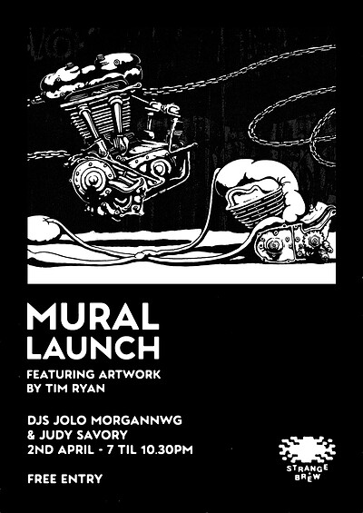 Strange Brew Mural Launch & Exhibition: Tim Ryan at Strange Brew