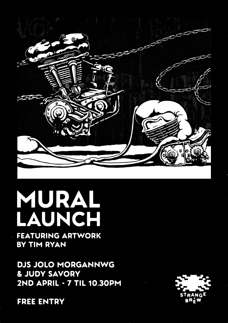 Strange Brew Mural Launch & Exhibition: Tim Ryan at Strange Brew