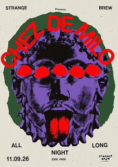 Strange Brew presents Chez De Milo at Strange Brew