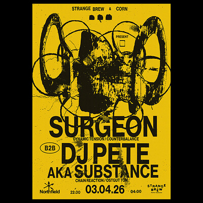 Surgeon & DJ Pete  - All Night Long at Strange Brew