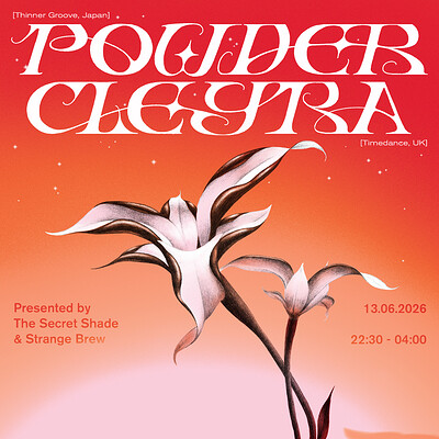 The Secret Shade x SB: Powder + Cleyra at Strange Brew