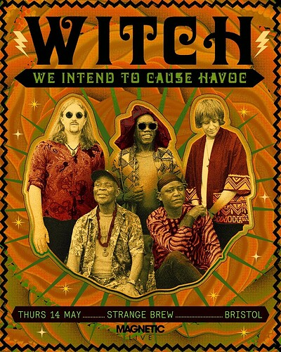 W.I.T.C.H at Strange Brew