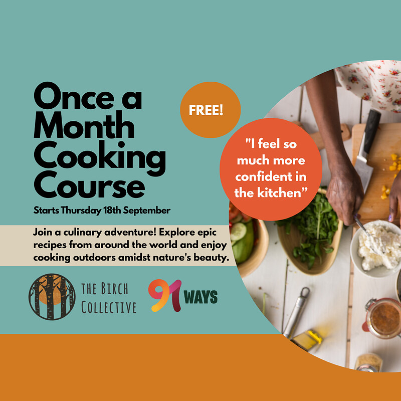 Monthly Cooking Course at Strawberry Lane Allotments