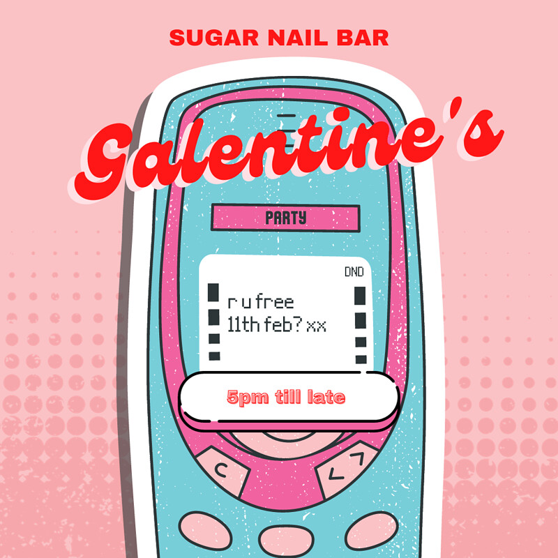 Galentine's Day Party at Sugar Nail Bar