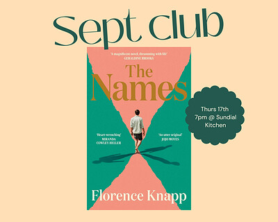 Bristol Wine and Book Club | The Names at Sundial Kitchen, Totterdown