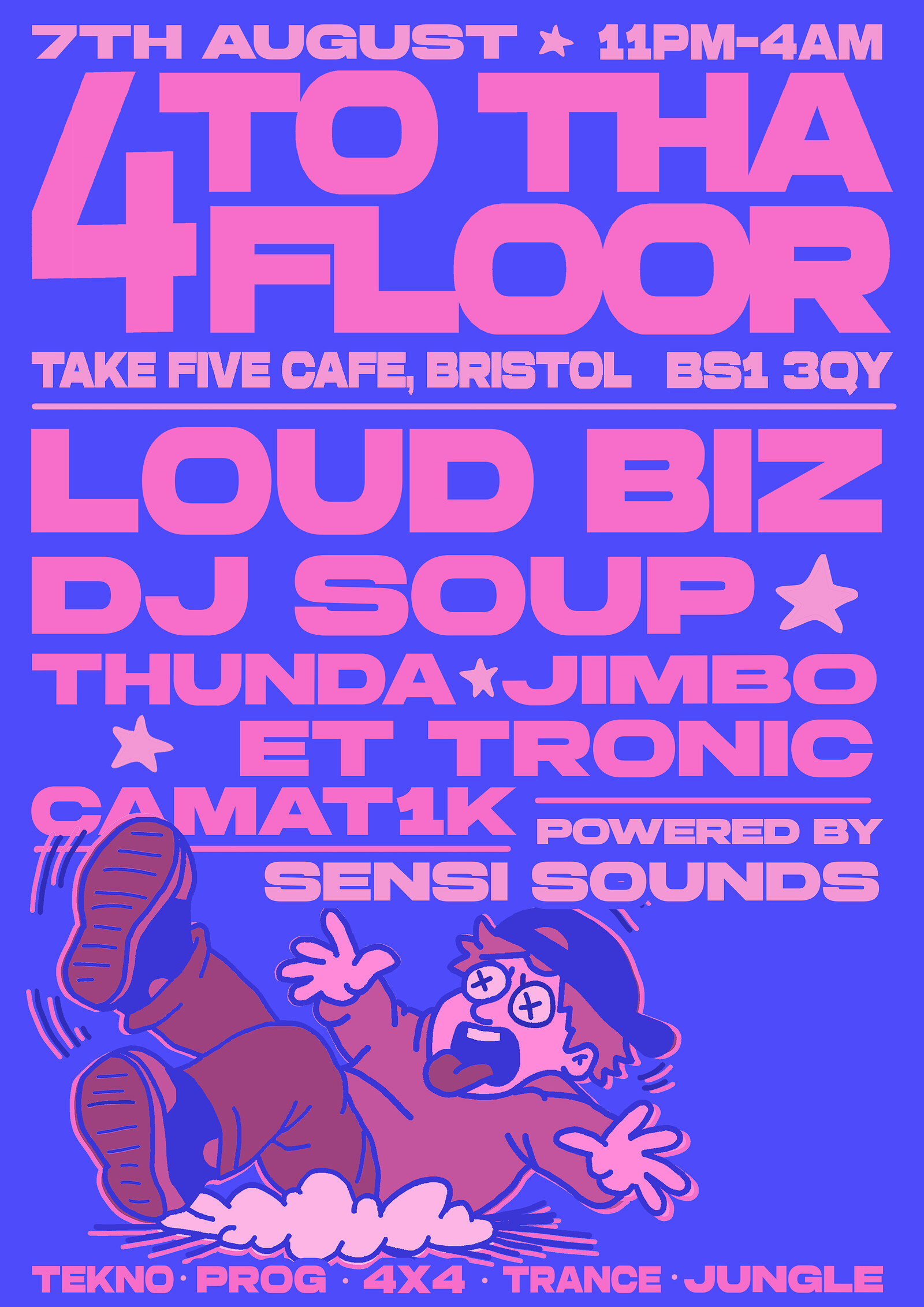 4 To Tha Floor at Take Five Cafe