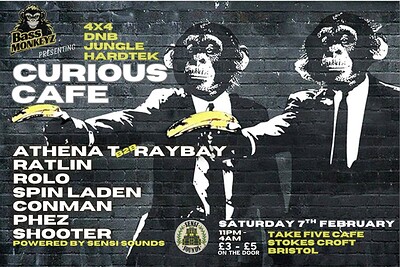 Bass Monkeyz - Curious Cafe at Take Five Cafe