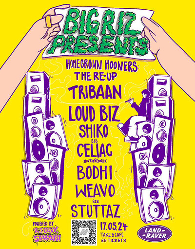 BIG RIZ REC PRESENTS: HOMEGROWN HOONERS - THE REUP at Take Five Cafe