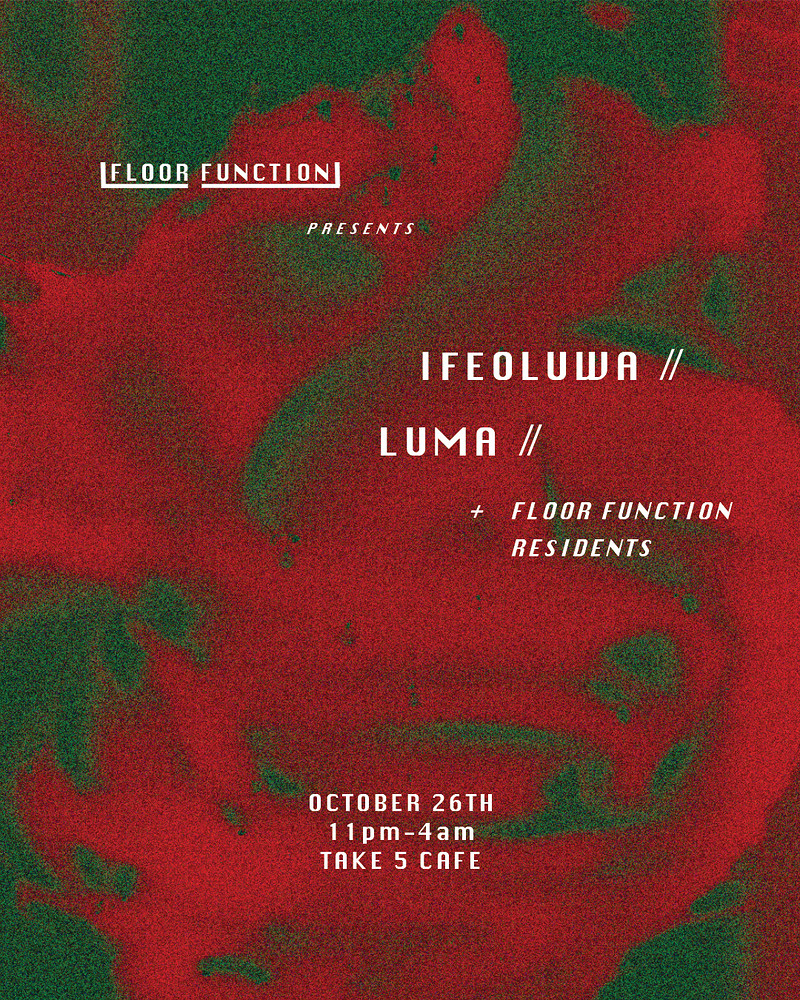 Floor Function: Ifeoluwa & Luma at Take Five Cafe