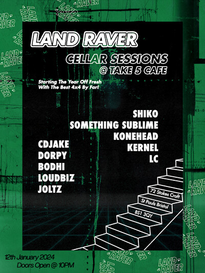 Land Raver: Cellar Sessions at Take Five Cafe