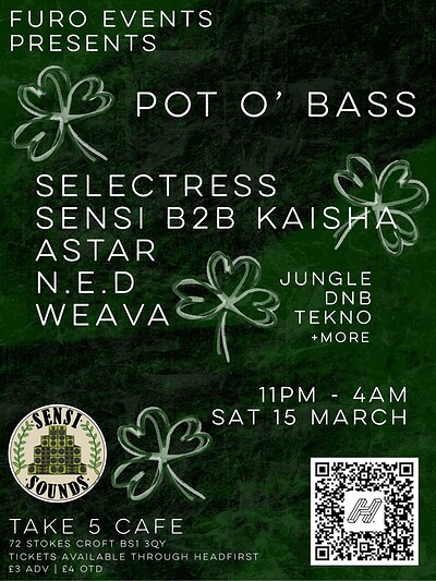 POT o' BASS at Take Five Cafe