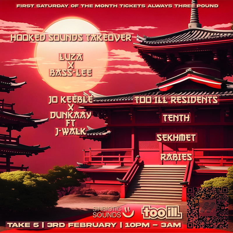 Sinbiotic Sounds x too ill - Tek Five at Take Five Cafe