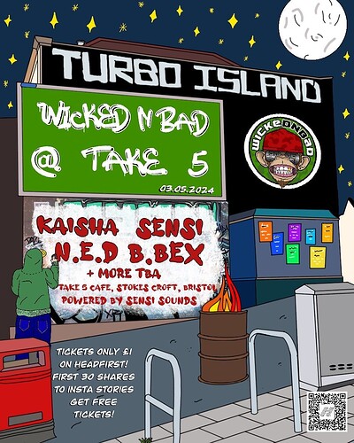 WickeDnBad at Take Five Cafe
