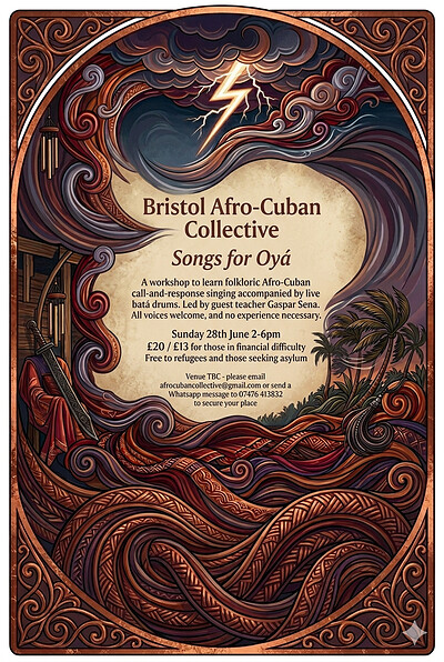 Bristol Afro-Cuban Collective Workshop at TBC