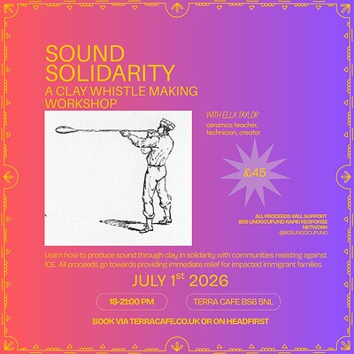 Sound Solidarity: A Clay Whistle Making Workshop at Terra Cafe