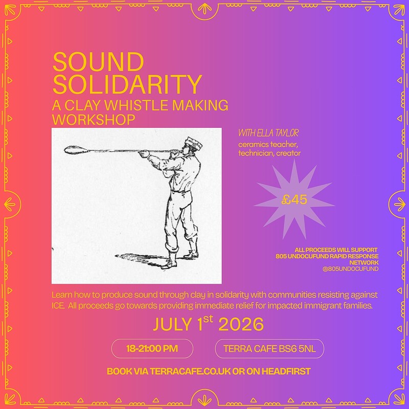 Sound Solidarity: A Clay Whistle Making Workshop at Terra Cafe