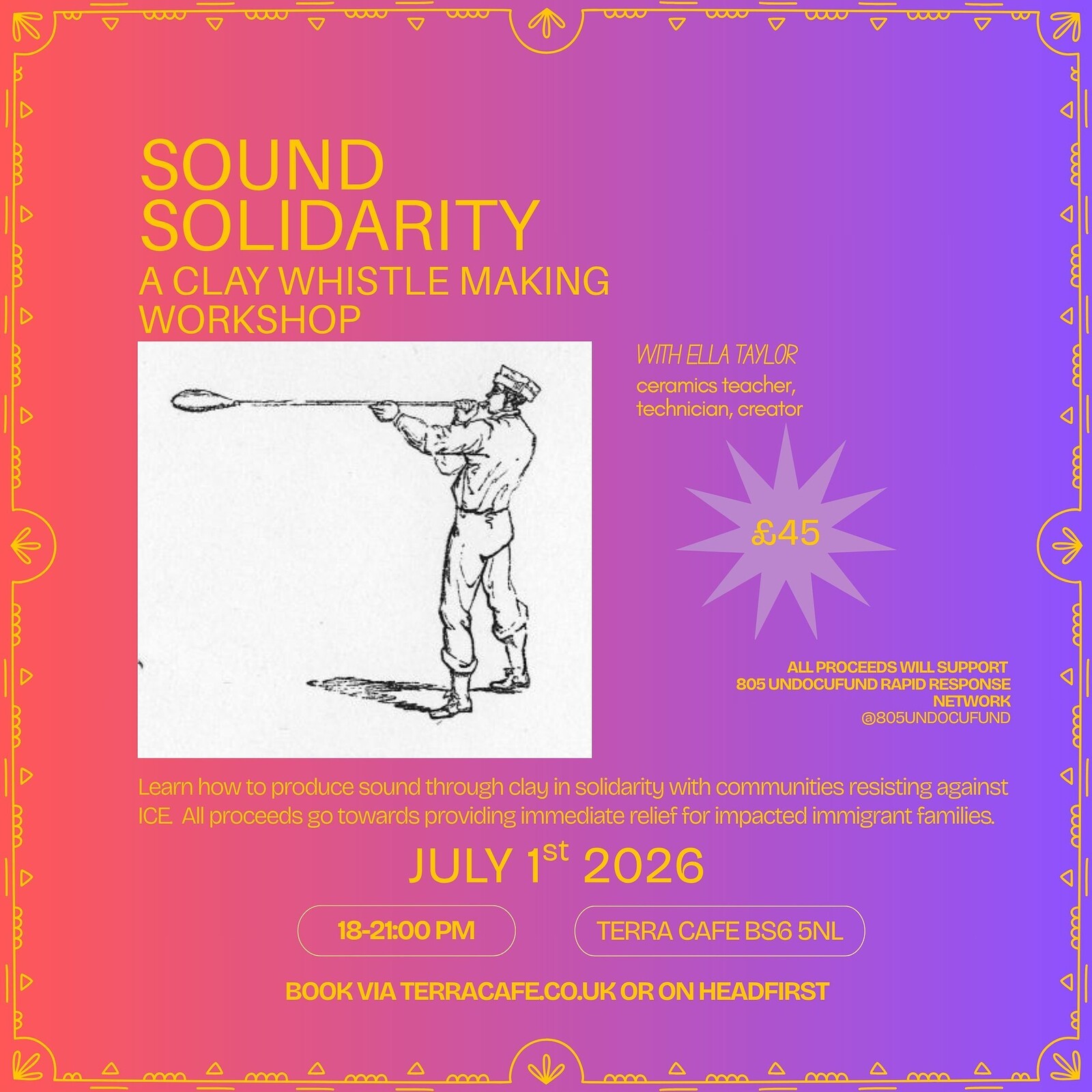 Sound Solidarity: A Clay Whistle Making Workshop at Terra Cafe