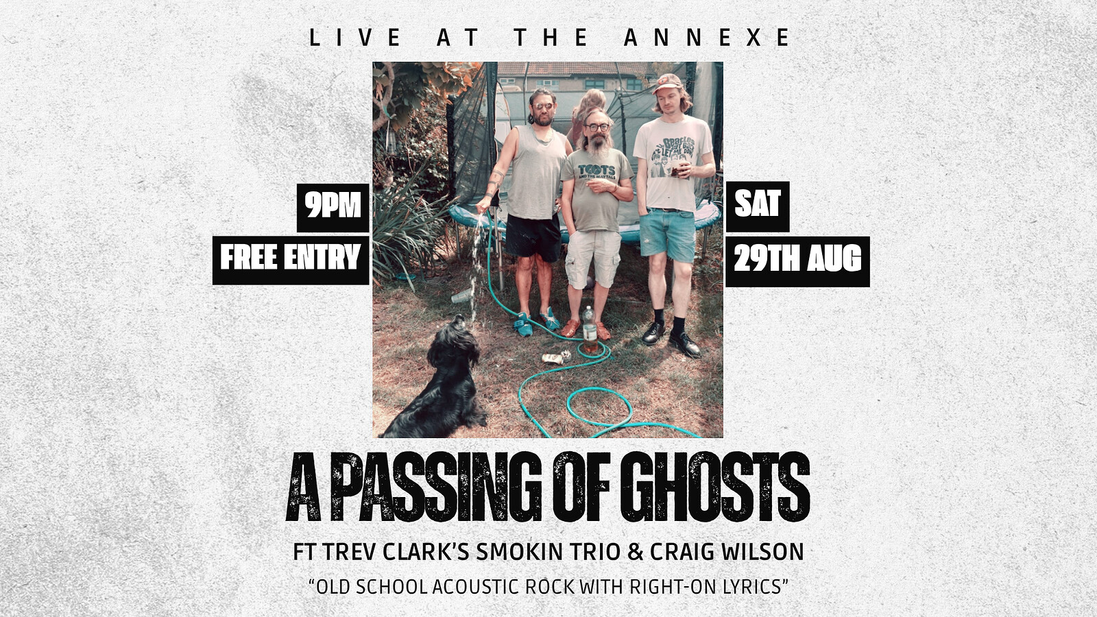 A Passing of Ghosts  ft Trev Clark’s Smokin' Trio & Craig Wilson at The Annexe Inn
