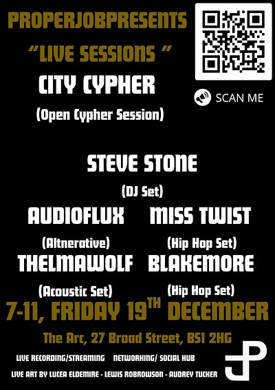 ProperJob Presents Sessions at The Arc Sober bar