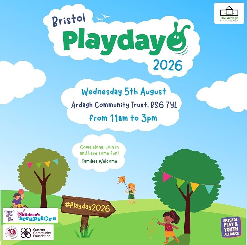 North Bristol Playday 2026 with Children's Scrapstore at The Ardagh