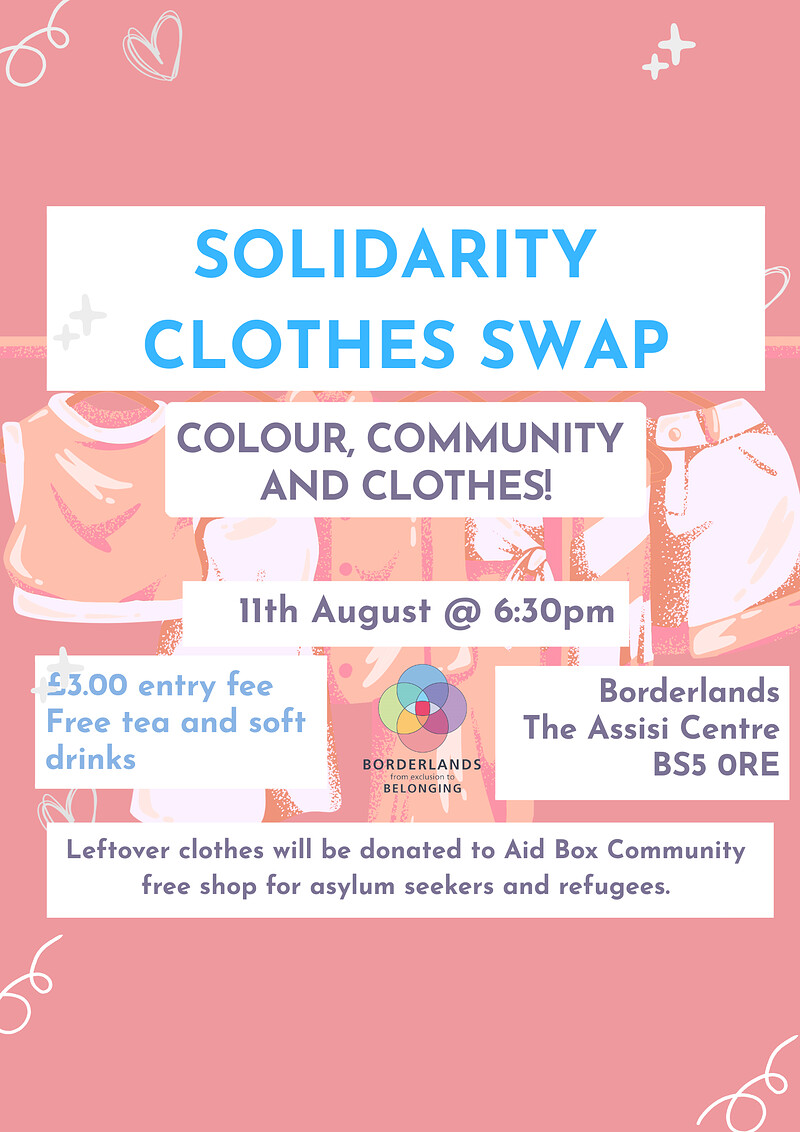 Solidarity Clothes Swap at The Assisi Centre