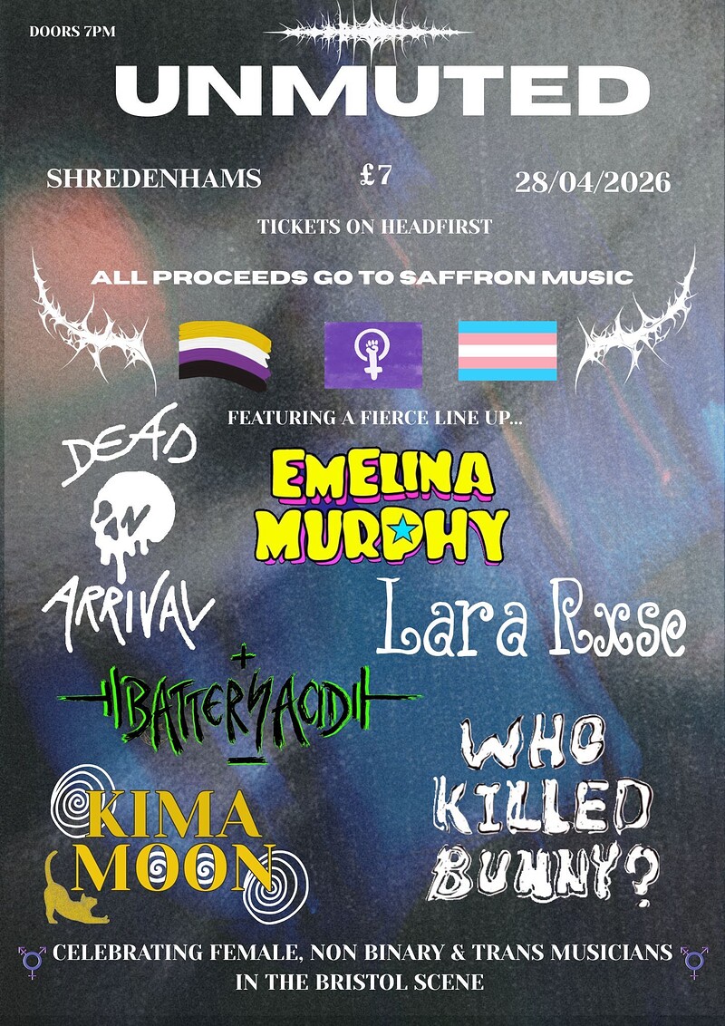 Saffron Benefit Gig at The Backroom (Shredenhams)