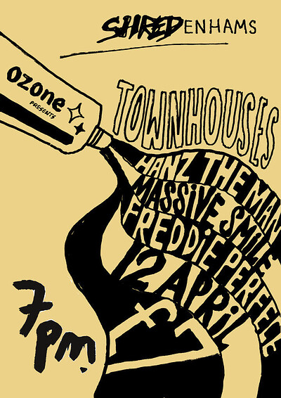 Townhouse + Hanz The Man + Massive Smile + Freddie Perfect at The Backroom (Shredz)