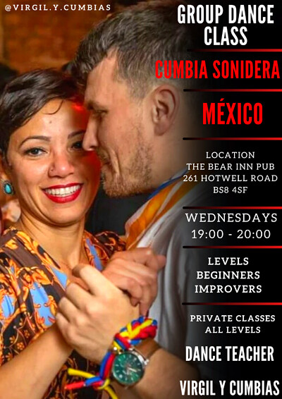 Cumbia Sonidera Rhythm and Flavour dance classes at The Bear inn
