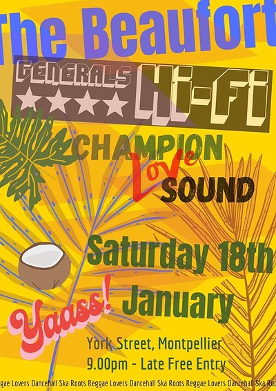 Reggae at THe Beaufort at The Beaufort