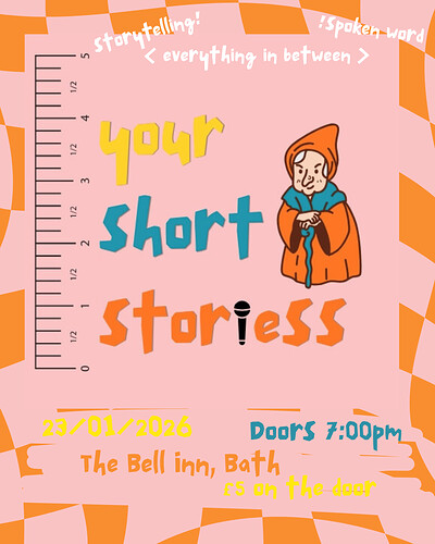Short stories for tall people at The Bell Inn
