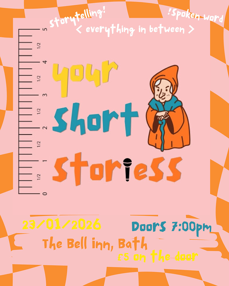 Short stories for tall people at The Bell Inn