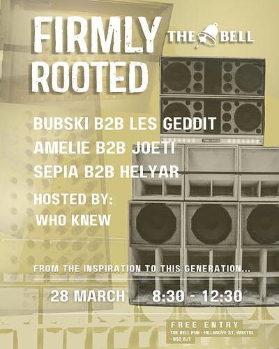 Firmly Rooted & Friends at The Bell Pub