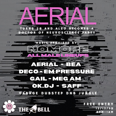 AERIAL: Turns 28 and Also Becomes a Doctor of Neuroscience at The Bell