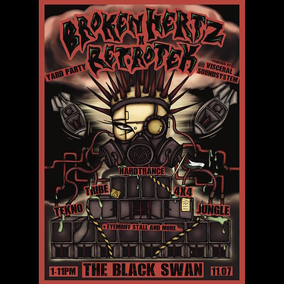 Broken Hertz X Retrotek Yard Party at The Black Swan