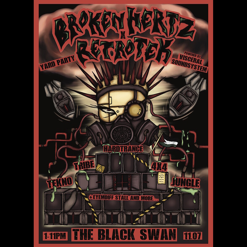 Broken Hertz X Retrotek Yard Party at The Black Swan