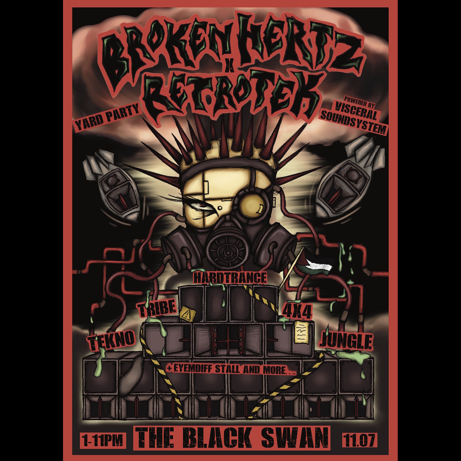 Broken Hertz X Retrotek Yard Party at The Black Swan