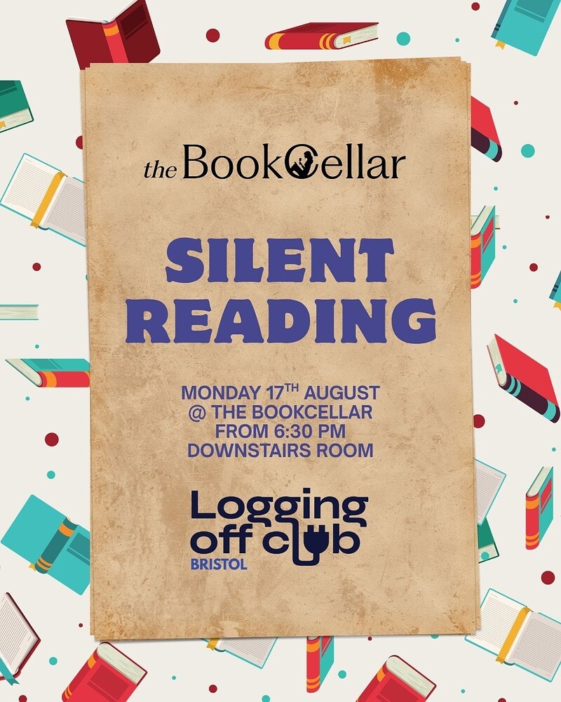 The Book Cellar X Logging Off Club SILENT READING NIGHT at The Book Cellar