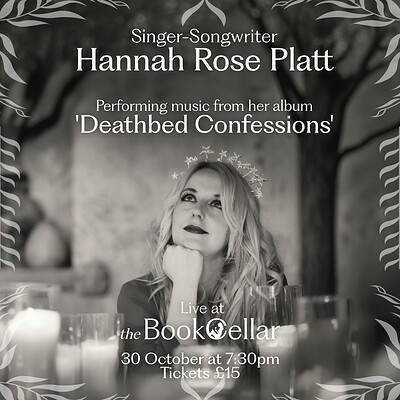 Hannah Rose Platt sings 'Deathbed Confessions' at The BookCellar