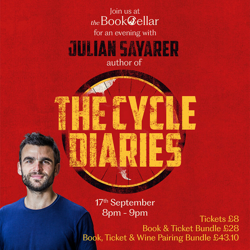 The Cycle Diaries with Julian Sayarer at The BookCellar