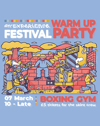 AnExperience Festival ~ Warm up party at The Boxing Gym