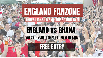 England vs Ghana - 3 Lions at The Boxing Gym