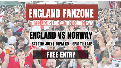 England vs Norway - World Cup QF - Fanzone at The Boxing Gym