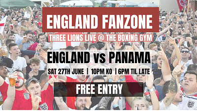 England vs Panama - 3 Lions at The Boxing Gym