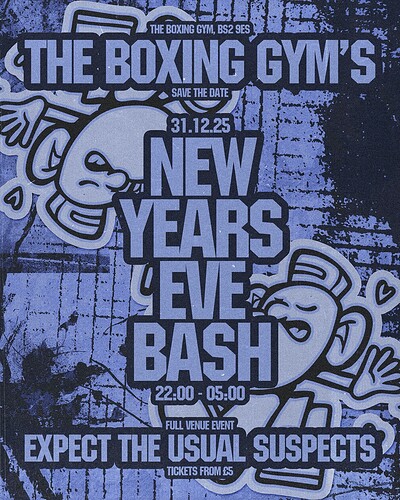 NYE @ The Boxing Gym at The Boxing Gym
