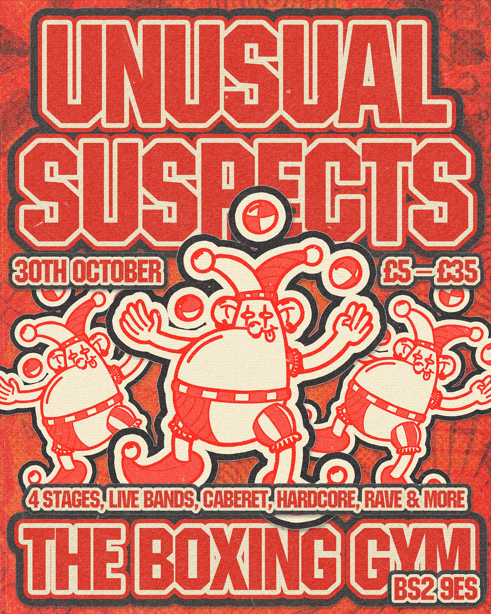 The UnUsual Suspects @ The Boxing Gym - Halloween Weekender pt. 1 at The Boxing Gym